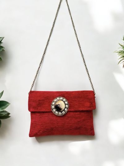 Pochette con doppia chiusura