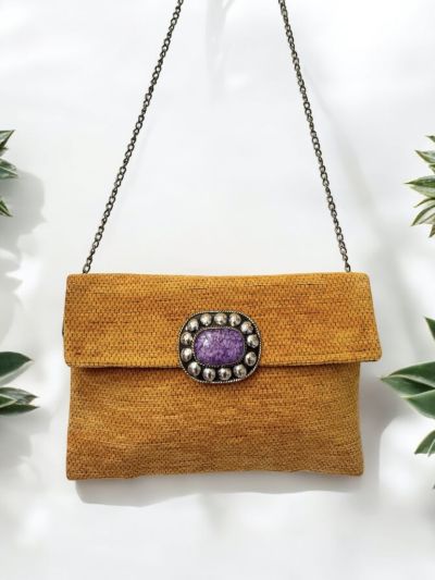 Pochette con doppia chiusura