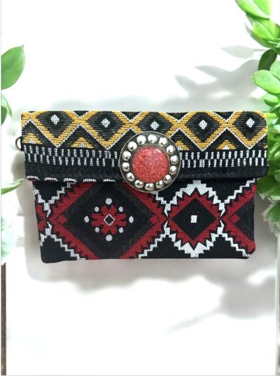POCHETTE CON DOPPIA CHIUSURA