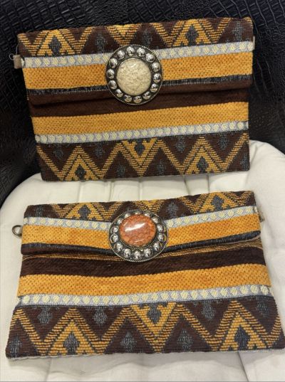 POCHETTE CON DOPPIA CHIUSURA