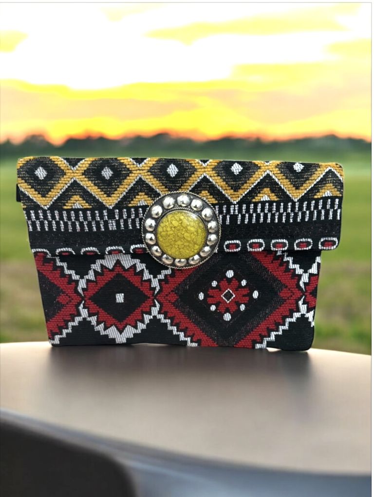 POCHETTE CON DOPPIA CHIUSURA