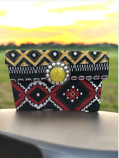 POCHETTE CON DOPPIA CHIUSURA