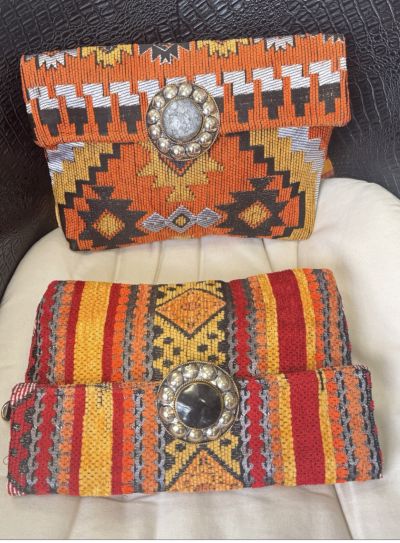 POCHETTE CON DOPPIA CHIUSURA
