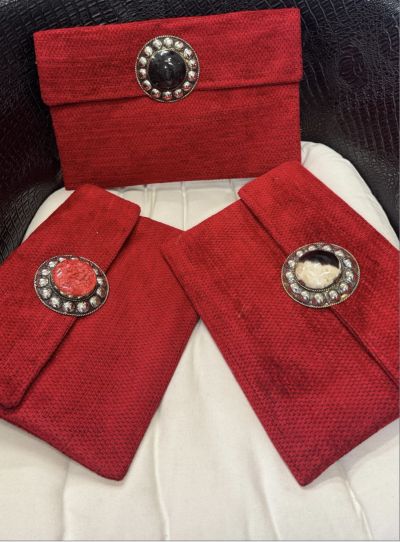 POCHETTE CON DOPPIA CHIUSURA