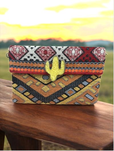 POCHETTE CON DOPPIA CHIUSURA