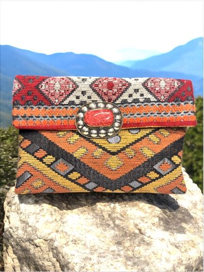 POCHETTE CON DOPPIA CHIUSURA