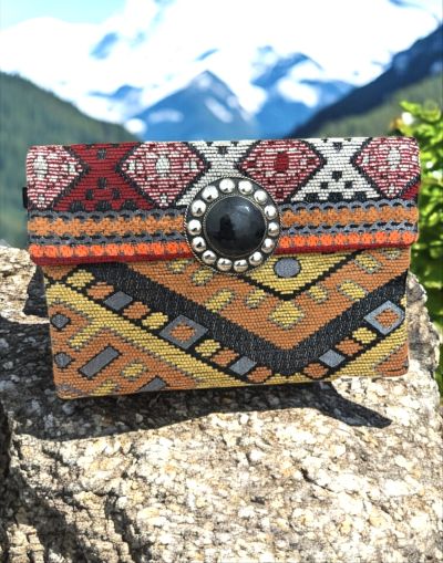 POCHETTE CON DOPPIA CHIUSURA