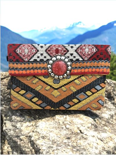 POCHETTE CON DOPPIA CHIUSURA