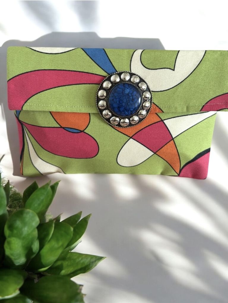 POCHETTE CON DOPPIA CHIUSURA
