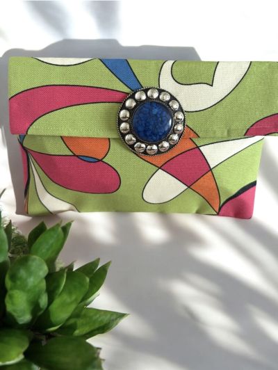 POCHETTE CON DOPPIA CHIUSURA