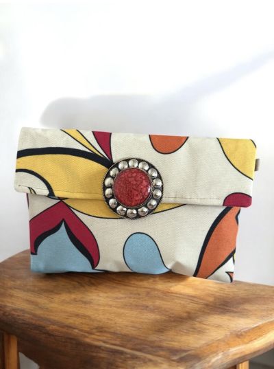 POCHETTE CON DOPPIA CHIUSURA