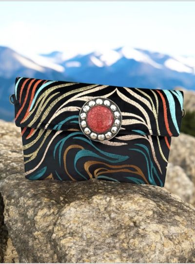POCHETTE CON DOPPIA CHIUSURA