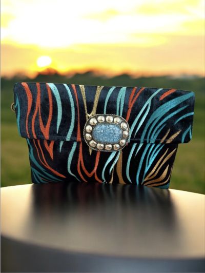 POCHETTE CON DOPPIA CHIUSURA