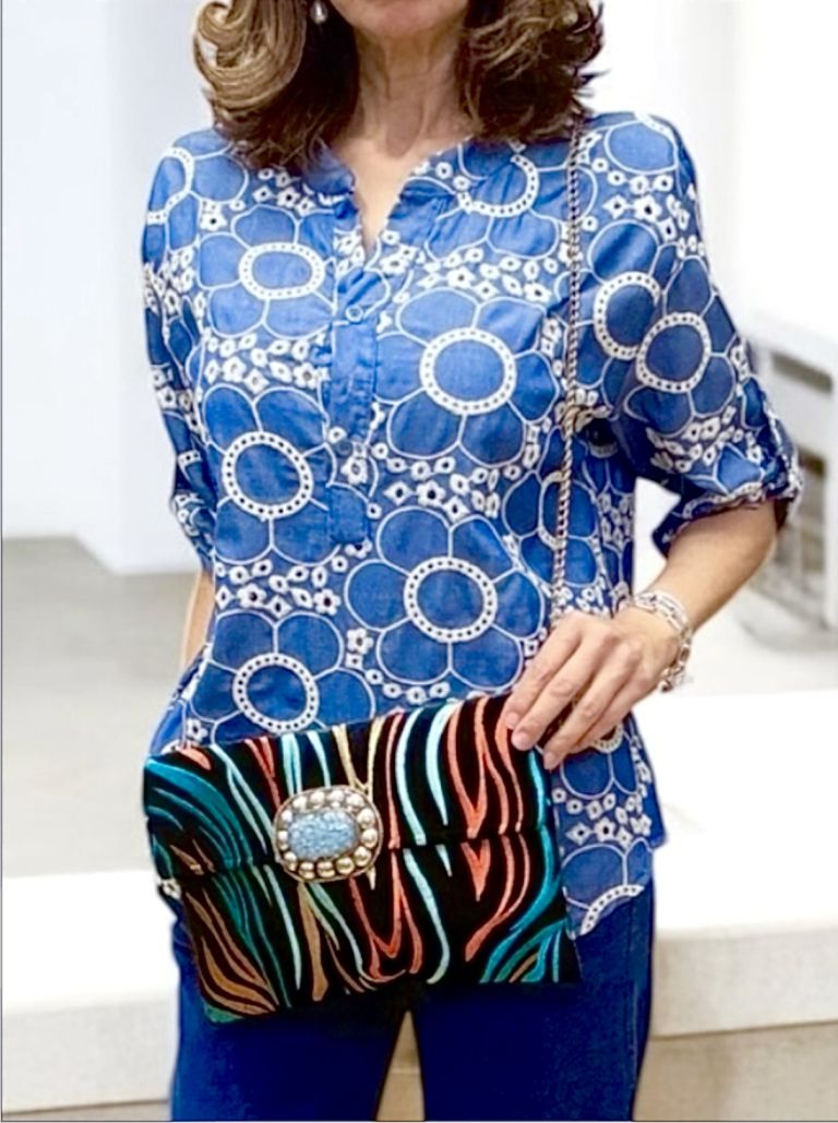 POCHETTE CON DOPPIA CHIUSURA