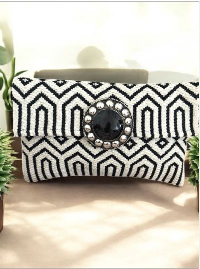 POCHETTE CON DOPPIA CHIUSURA