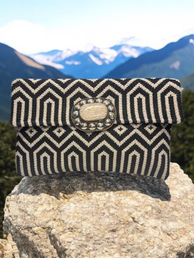 POCHETTE CON DOPPIA CHIUSURA