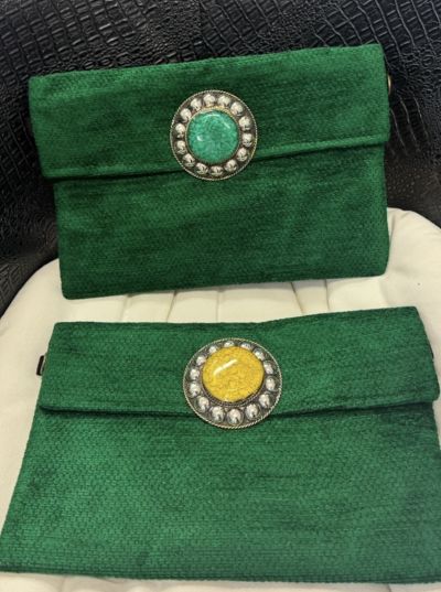 POCHETTE CON DOPPIA CHIUSURA