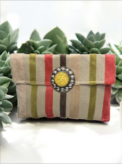 POCHETTE CON DOPPIA CHIUSURA