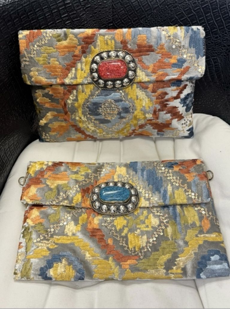 POCHETTE CON DOPPIA CHIUSURA