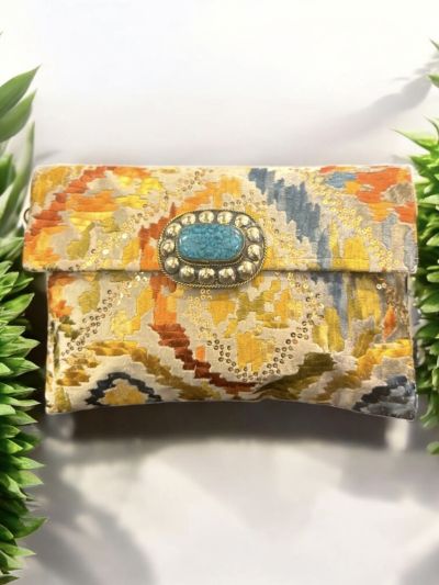 POCHETTE CON DOPPIA CHIUSURA