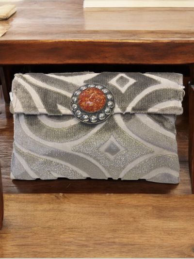 POCHETTE CON DOPPIA CHIUSURA