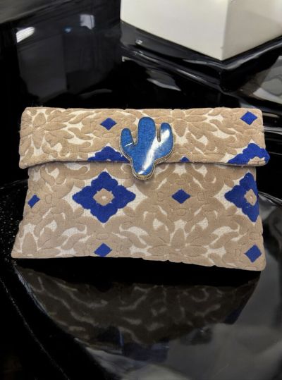 POCHETTE CON DOPPIA CHIUSURA +TRACOLLA