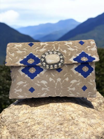 POCHETTE CON DOPPIA CHIUSURA+TRACOLLA