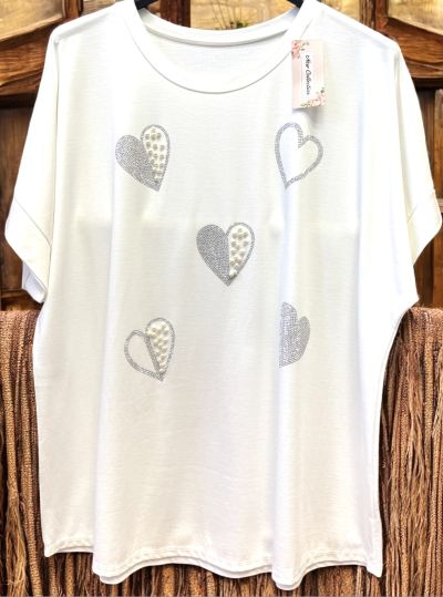 MAGLIA PERLE E STRASS