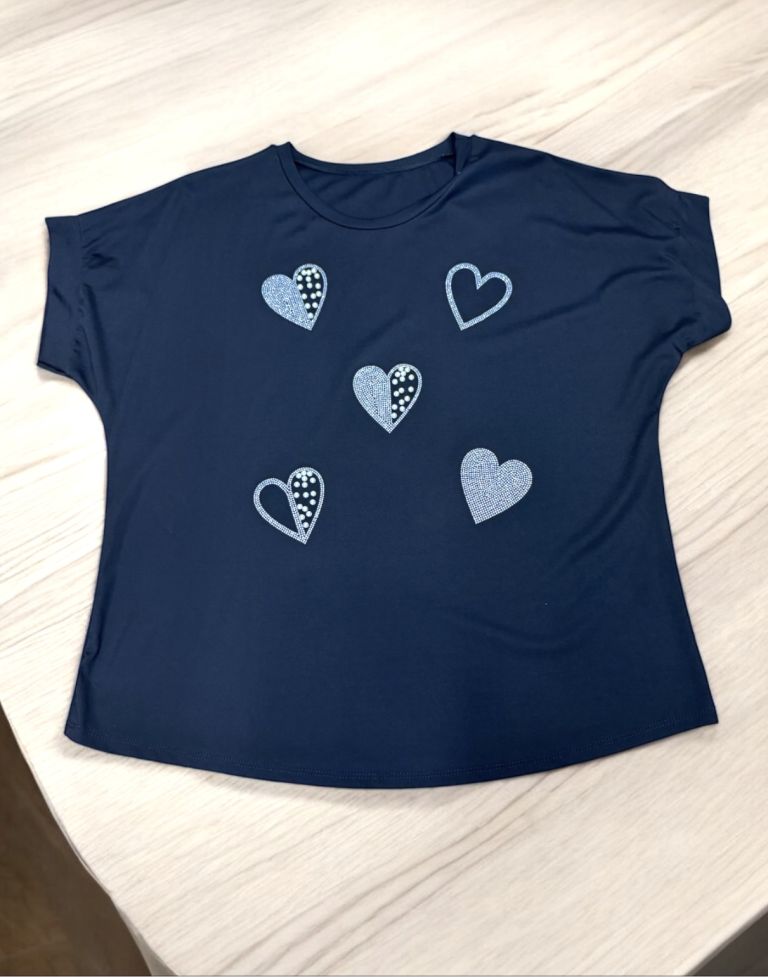 MAGLIA PERLE E STRASS