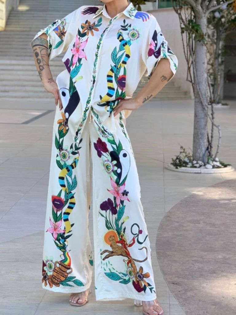 PANTALONE GAMBA LARGA