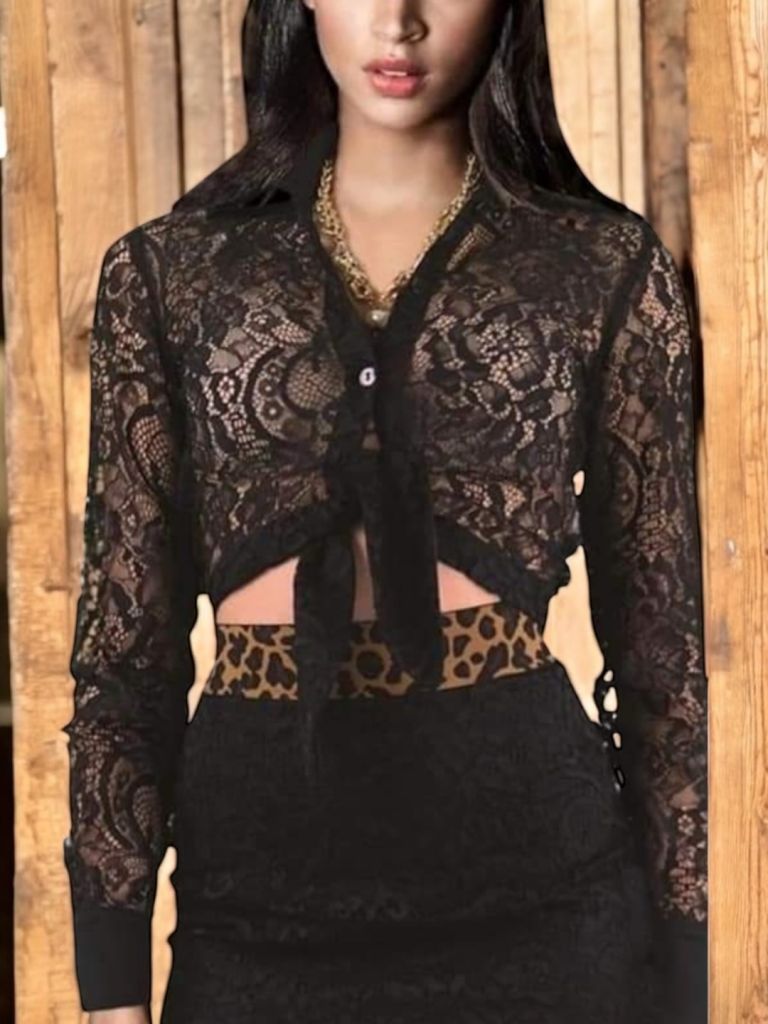 CAMICIA PIZZO MACUMBA