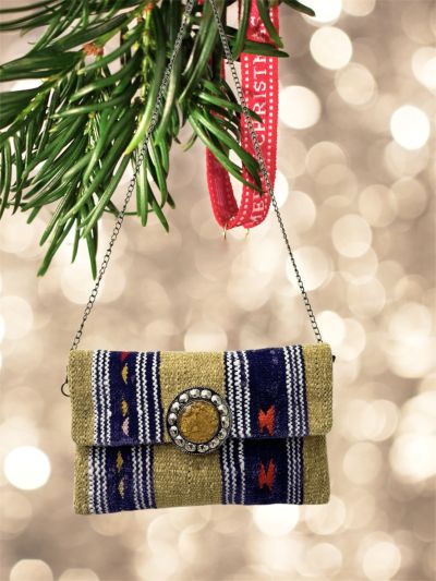 Pochette con doppia chiusura