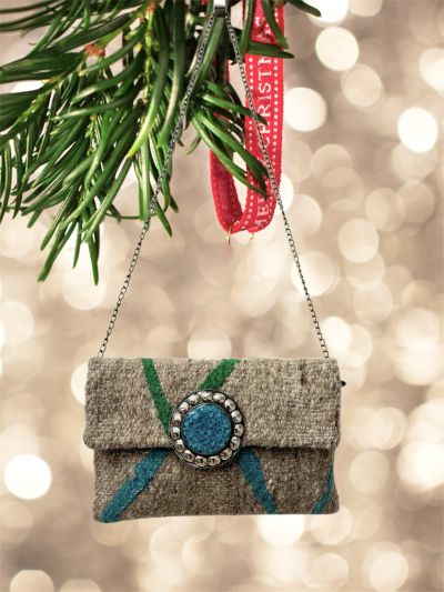 Pochette con doppia chiusura