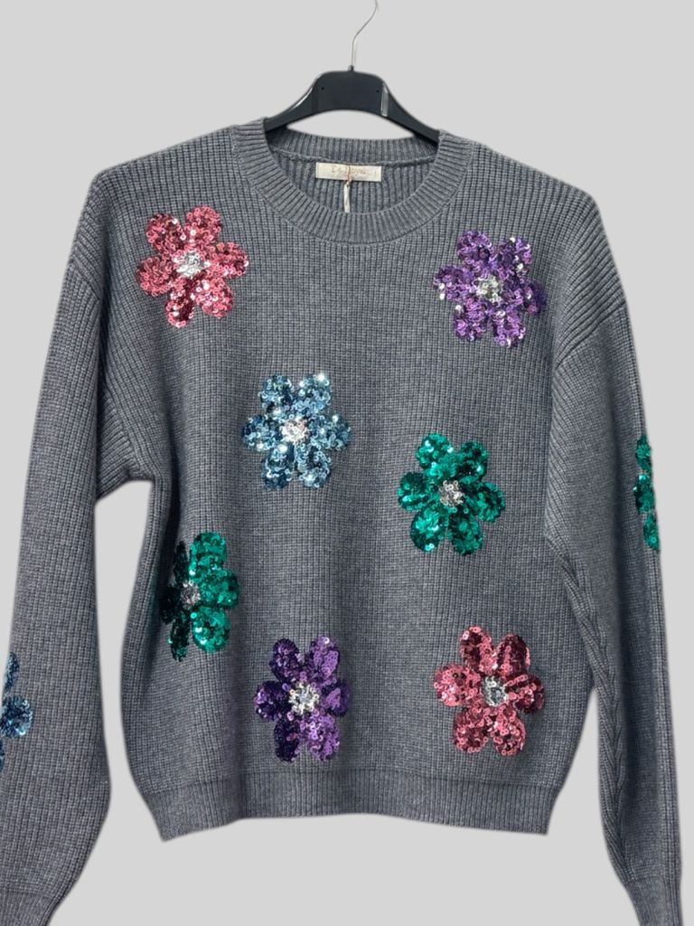 Maglia con paillettes